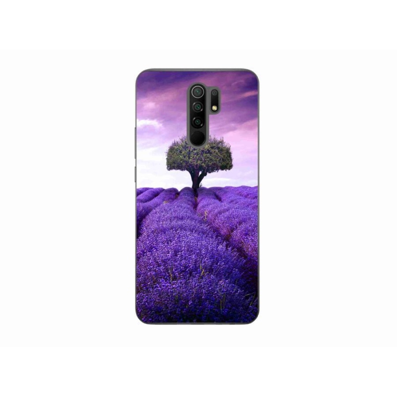 Gél borítás mmCase a Xiaomi Redmi 9-hez - levendula rét