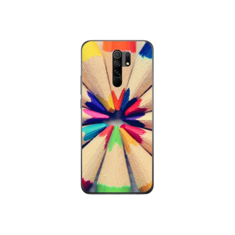 Gél borító mmCase a Xiaomi Redmi 9-hez - zsírkréták