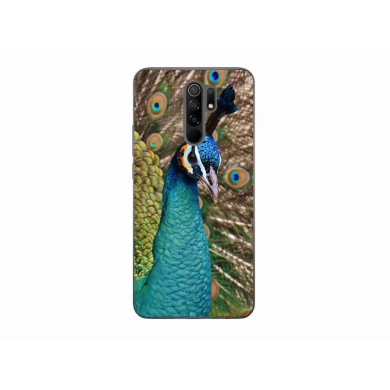 Gél borítás mmCase a Xiaomi Redmi 9-hez - páva