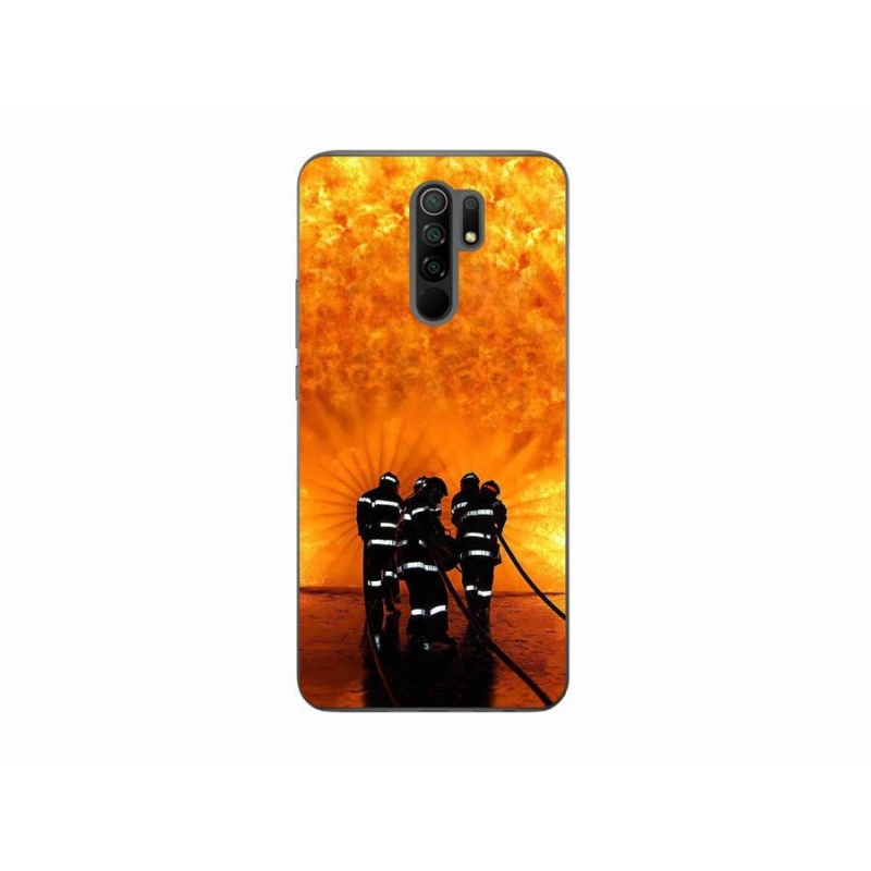 Gél borítás mmCase a Xiaomi Redmi 9-hez - tűz