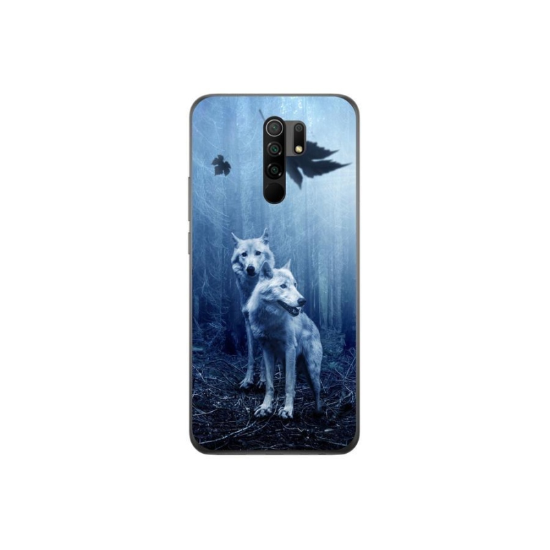 Gél borítás mmCase a Xiaomi Redmi 9-hez - farkasok az erdőben