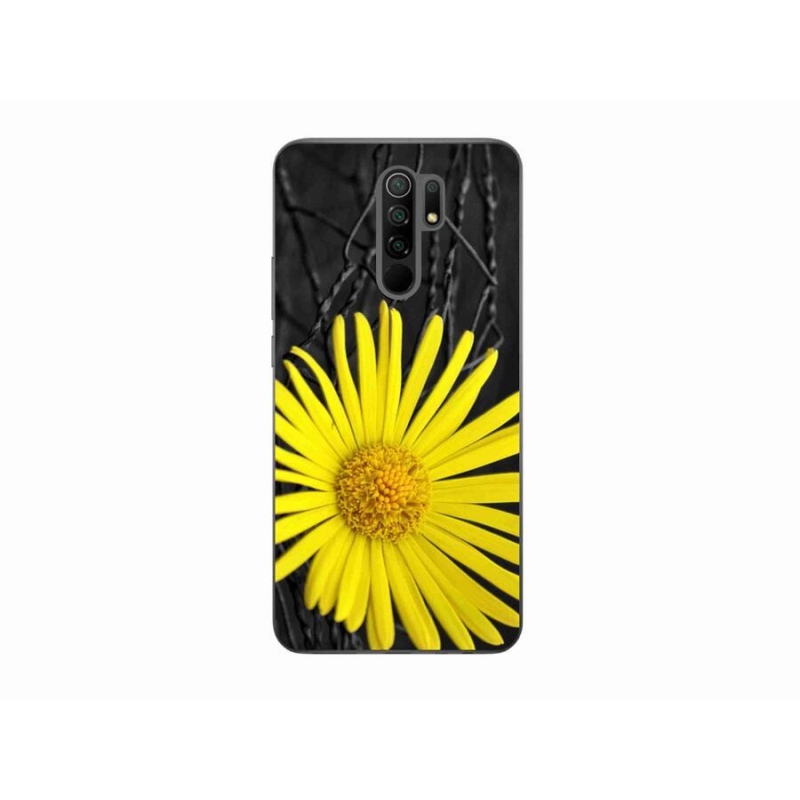 Gél borítás mmCase a Xiaomi Redmi 9-hez - sárga virág