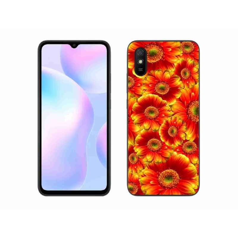 Gél borítás mmCase a Xiaomi Redmi 9A számára - gerbera 1