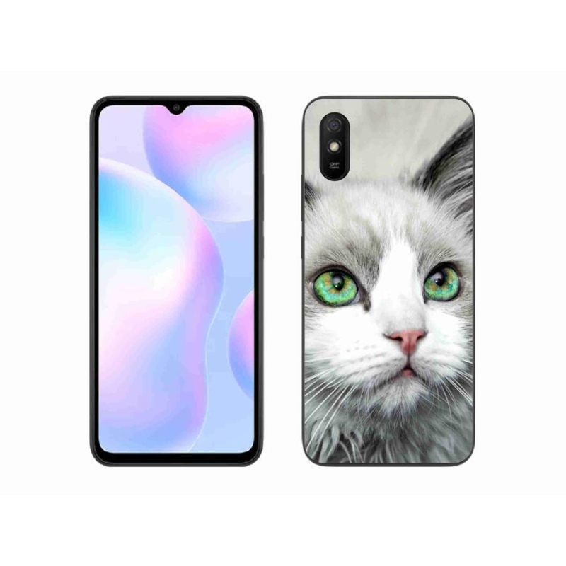 Gél borítás mmCase a Xiaomi Redmi 9A számára - macska nézet