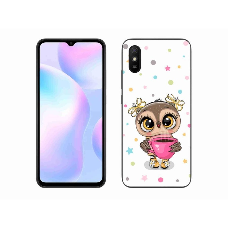 Gél borítás mmCase a Xiaomi Redmi 9A számára - rajzfilm bagoly