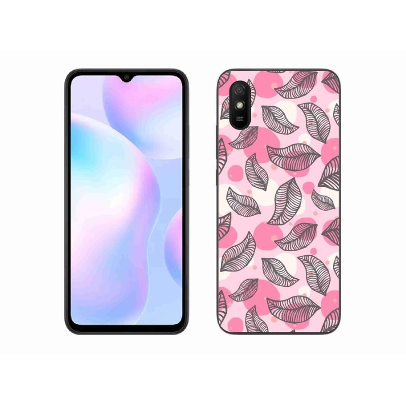 Gél borítás mmCase a Xiaomi Redmi 9A számára - rajzfilmes hulló levelek