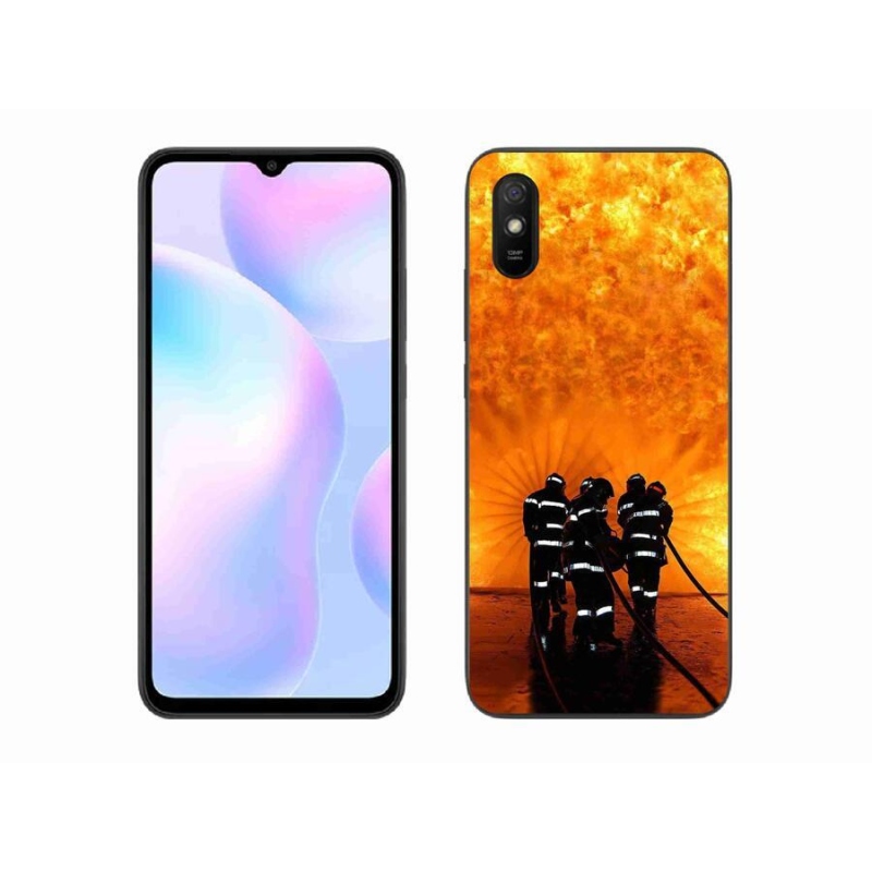Gél borítás mmCase a Xiaomi Redmi 9A számára - tűz