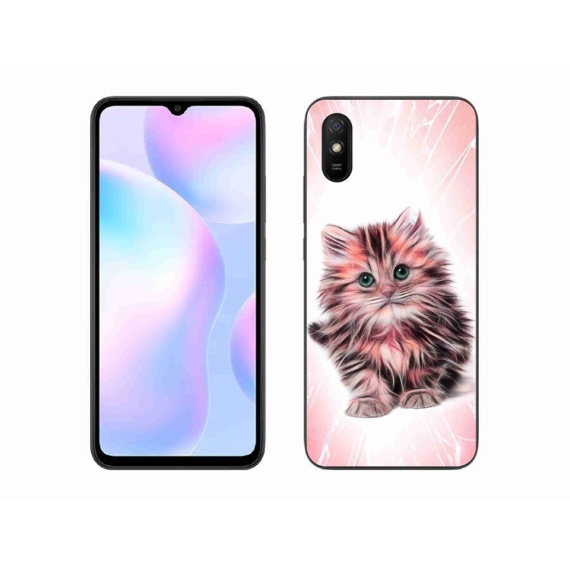 Gél borítás mmCase a Xiaomi Redmi 9A számára - aranyos cica