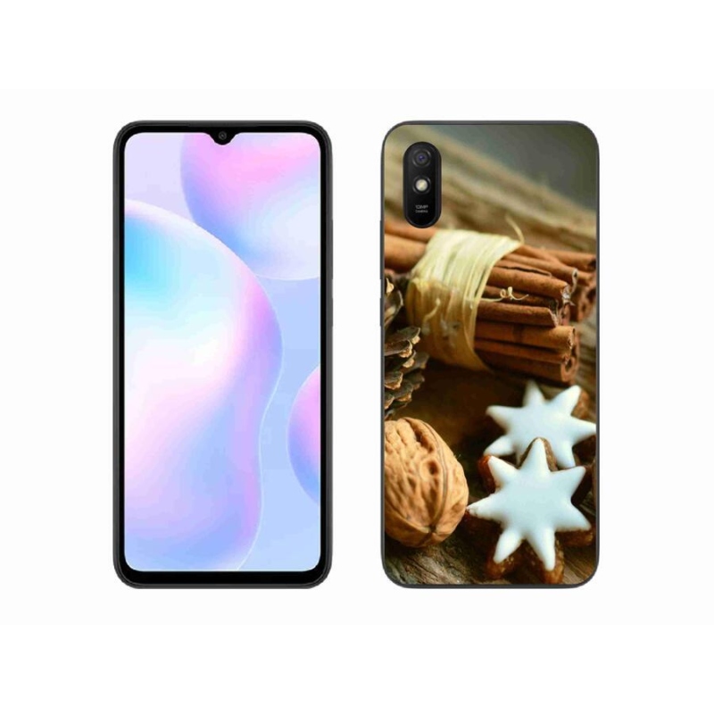 Gél borítás mmCase a Xiaomi Redmi 9A számára - fahéj és mézeskalács