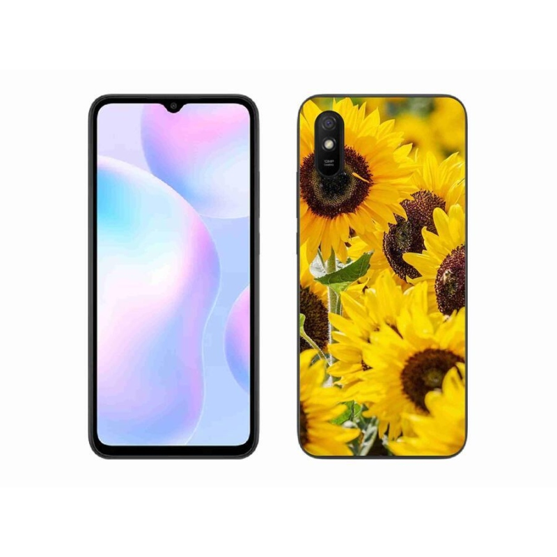 Gél borítás mmCase a Xiaomi Redmi 9A számára - Napraforgó