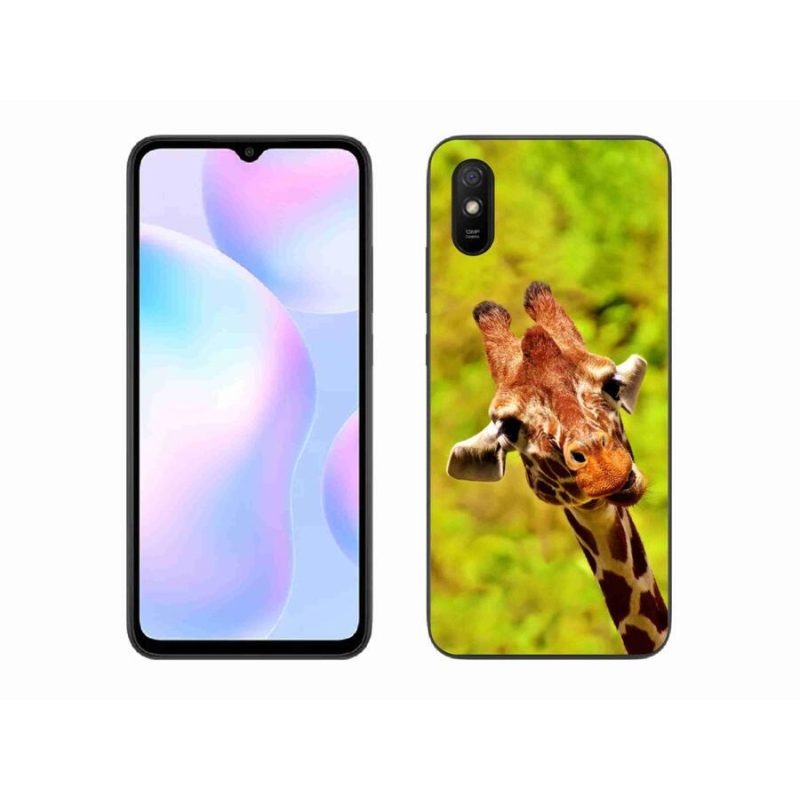 Gél borítás mmCase a Xiaomi Redmi 9A számára - zsiráf