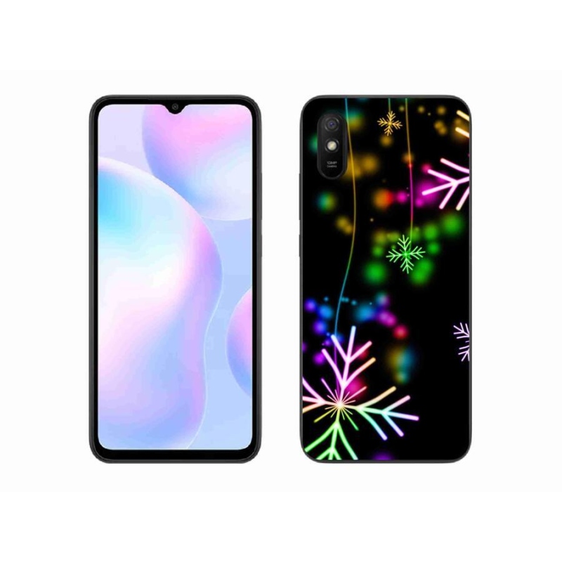 Gél borítás mmCase a Xiaomi Redmi 9AT-hoz - színes pelyhekkel