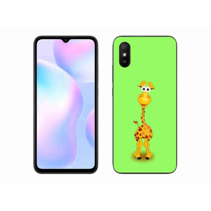 Gél borítás mmCase a Xiaomi Redmi 9AT-hoz - rajzfilm zsiráf