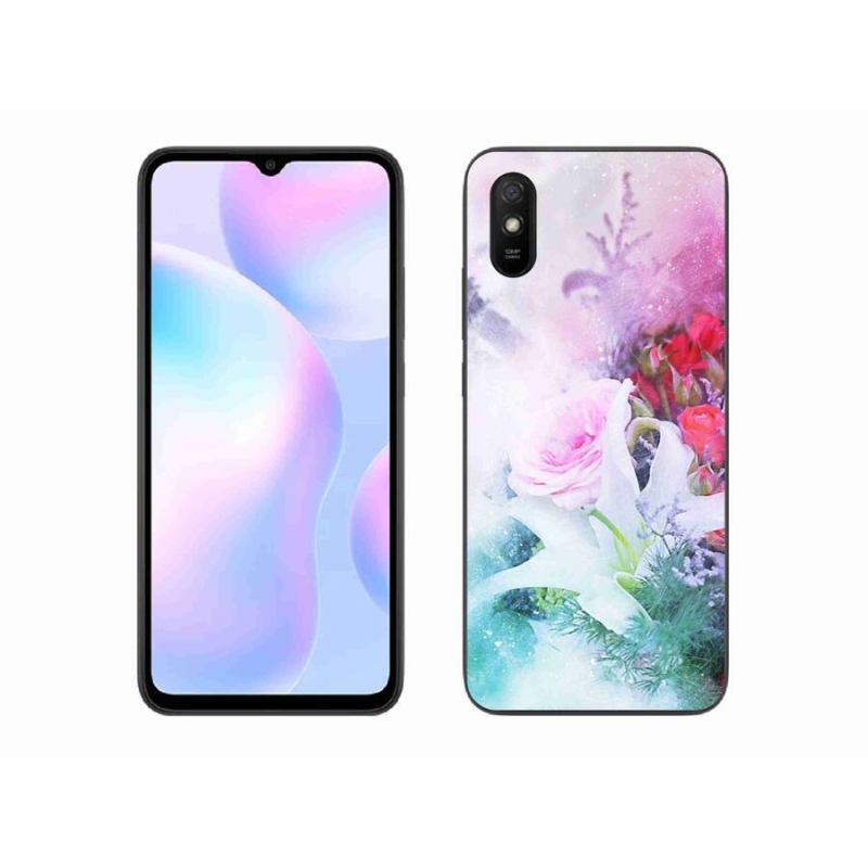 Gél borító mmCase a Xiaomi Redmi 9AT-hoz - virágok 4