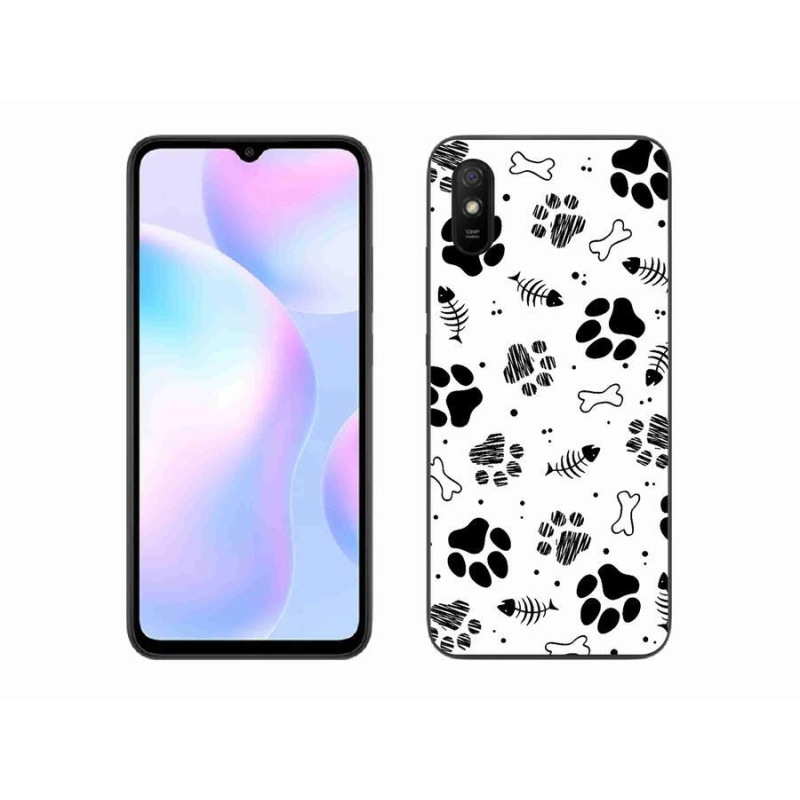 Gél borítás mmCase a Xiaomi Redmi 9AT-hoz - kutyamancsok 1