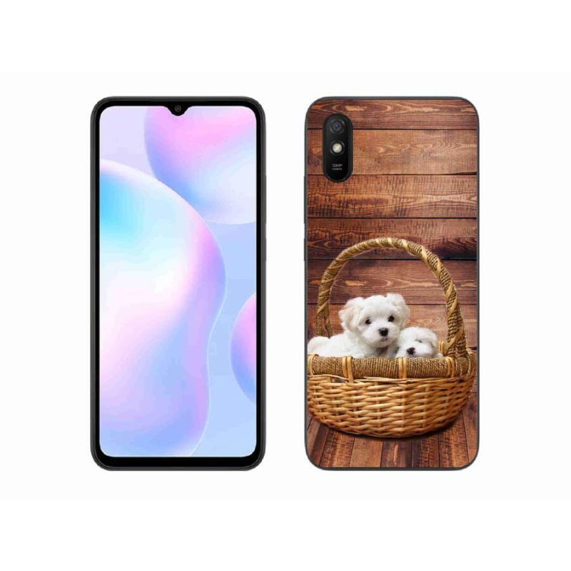 Gél borítás mmCase a Xiaomi Redmi 9AT-hoz - kölyökkutyák