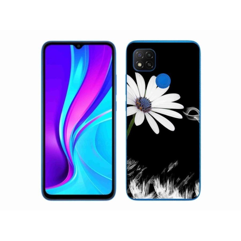 Gél borítás mmCase a Xiaomi Redmi 9C-hez - fehér virág