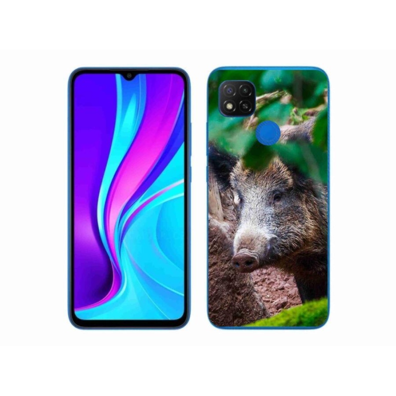 Gél borítás mmCase a Xiaomi Redmi 9C-hez - vaddisznó