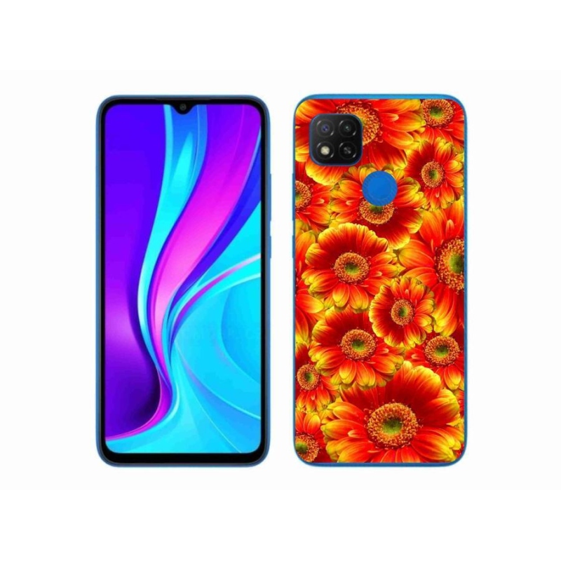 Gél borítás mmCase a Xiaomi Redmi 9C-hez - gerbera 1