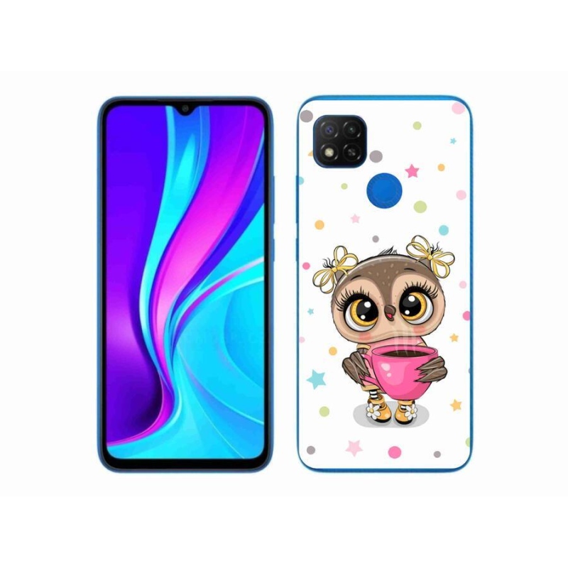 Gél borítás mmCase a Xiaomi Redmi 9C-hez - rajzfilm bagoly