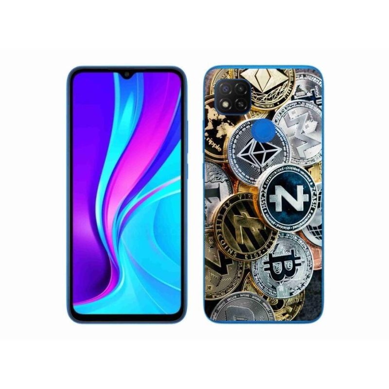 Gél borítás mmCase a Xiaomi Redmi 9C számára - kriptovaluták