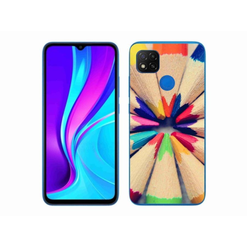 Gél borító mmCase a Xiaomi Redmi 9C-hez - zsírkréták