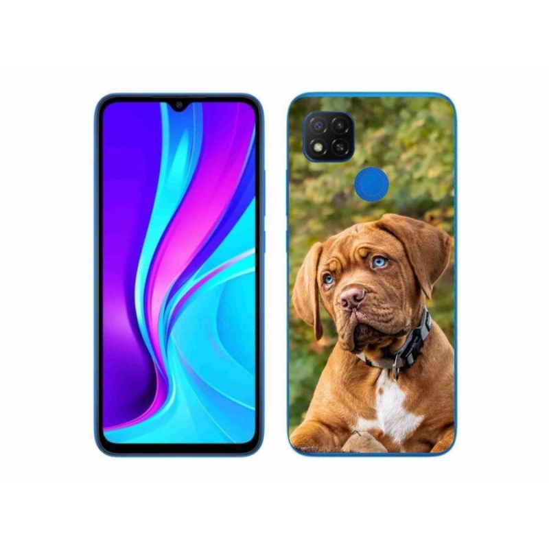 Gél borítás mmCase a Xiaomi Redmi 9C-hez - kölyökkutyakék