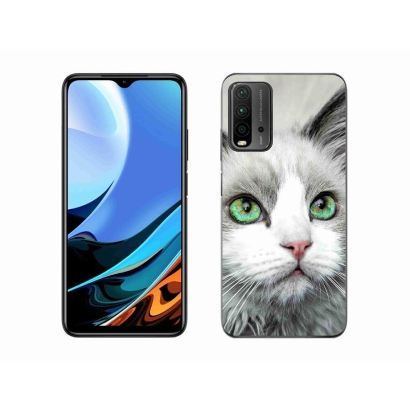 Gél borítás mmCase a Xiaomi Redmi 9T-hez - macska nézet