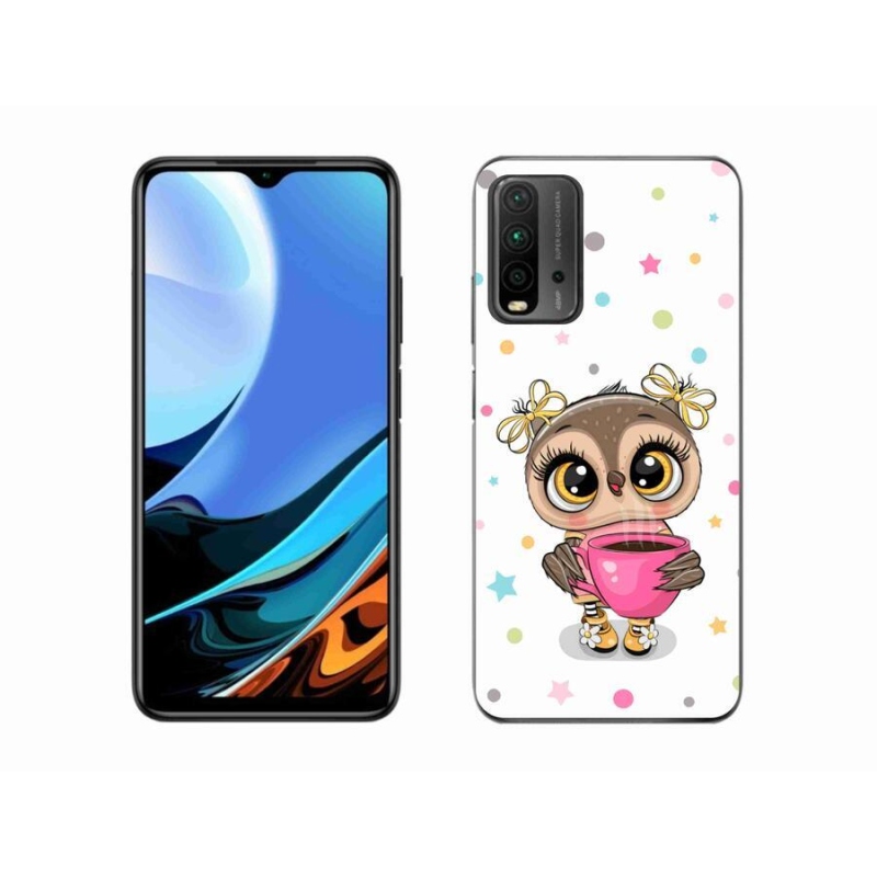 Gél borítás mmCase a Xiaomi Redmi 9T-hez - rajzfilm bagoly