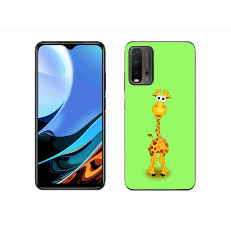 Gél borító mmCase a Xiaomi Redmi 9T-hez - rajzfilm zsiráf