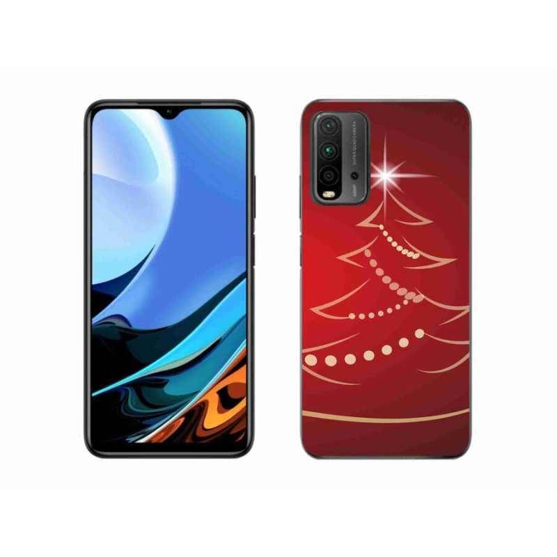 Gél borító mmCase a Xiaomi Redmi 9T-hez - karácsonyfa karikatúra