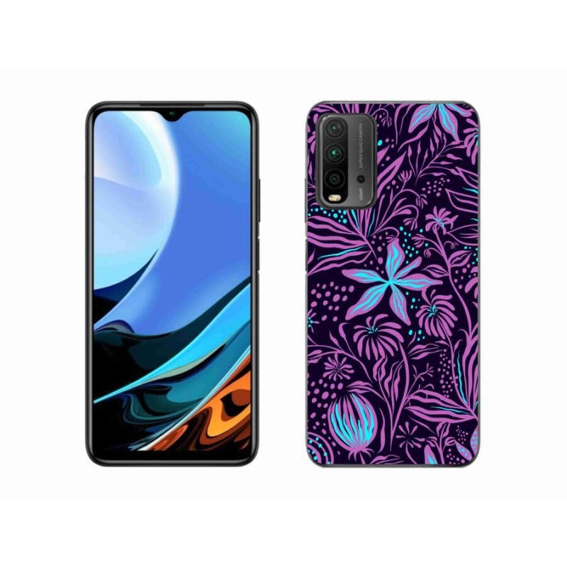 Gél borítás mmCase a Xiaomi Redmi 9T-hez - virágok 2