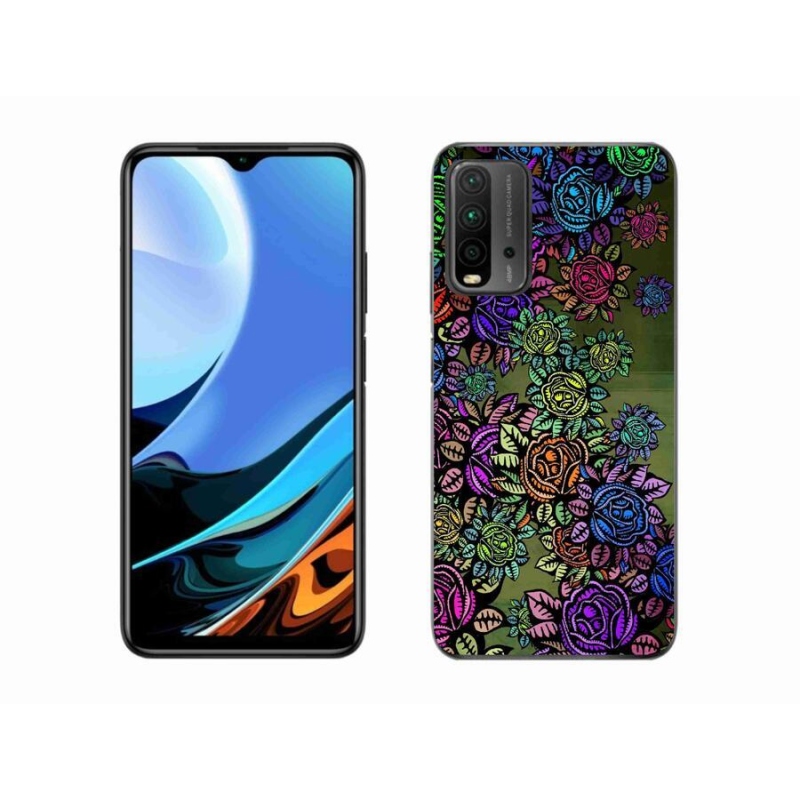 Gél borítás mmCase a Xiaomi Redmi 9T-hez - virágok 6