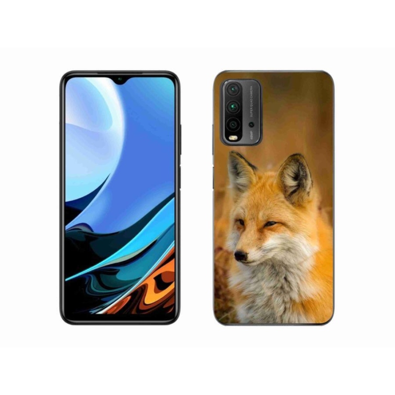 Gél borítás mmCase a Xiaomi Redmi 9T számára - róka