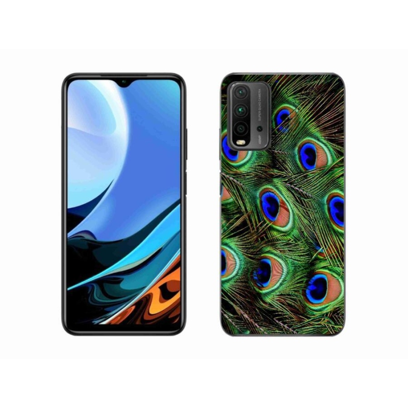 Gél borítás mmCase a Xiaomi Redmi 9T-hez - pávatoll