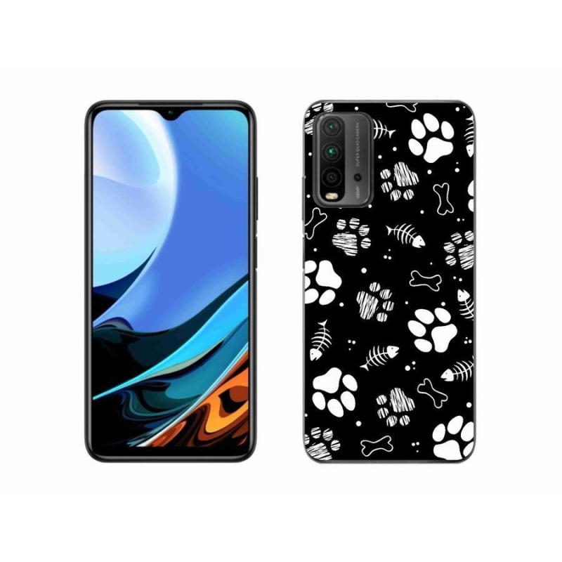 Gél borítás mmCase a Xiaomi Redmi 9T-hez - kutyamancsok