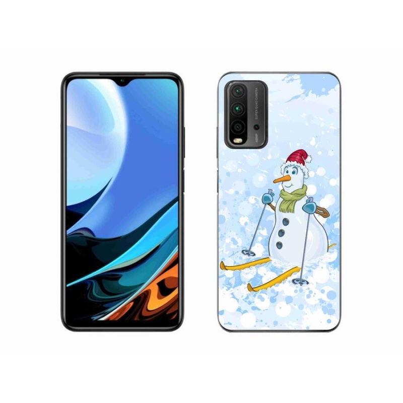 Gél borítás mmCase a Xiaomi Redmi 9T-hez - hóember
