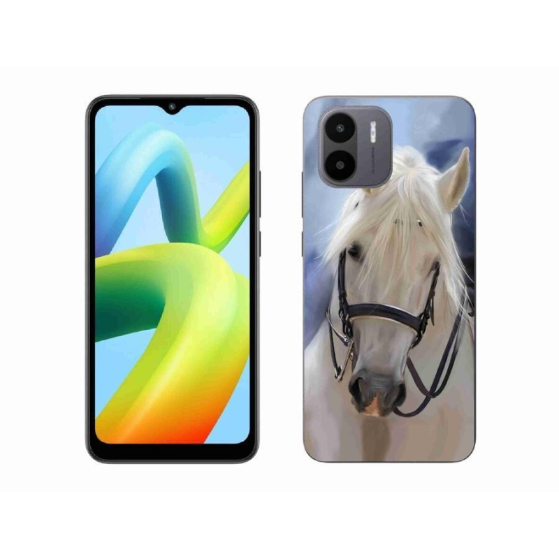 Gél borítás mmCase a Xiaomi Redmi A1/Redmi A2 készülékhez - fehér ló