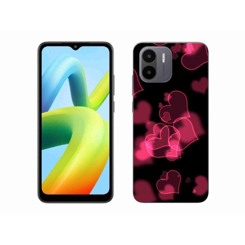 Gél borítás mmCase a Xiaomi Redmi A1/Redmi A2 készülékhez - piros szívek