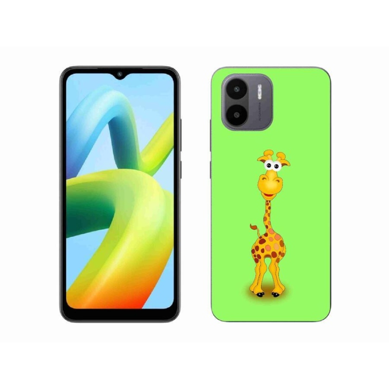 Gél borítás mmCase a Xiaomi Redmi A1/Redmi A2 - rajzfilm zsiráfhoz
