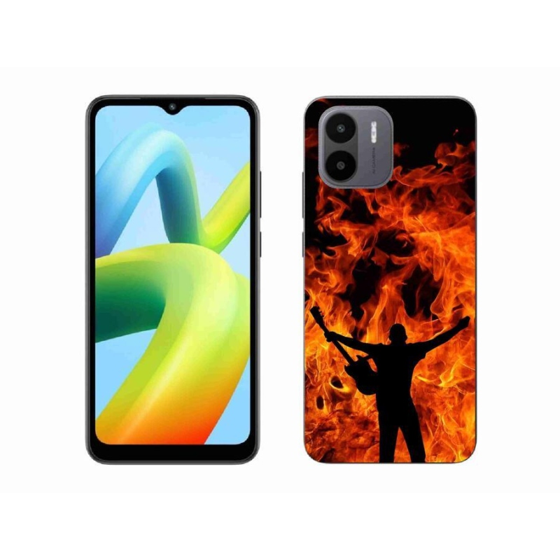 Gél borító mmCase a Xiaomi Redmi A1/Redmi A2 - zenész és tűz