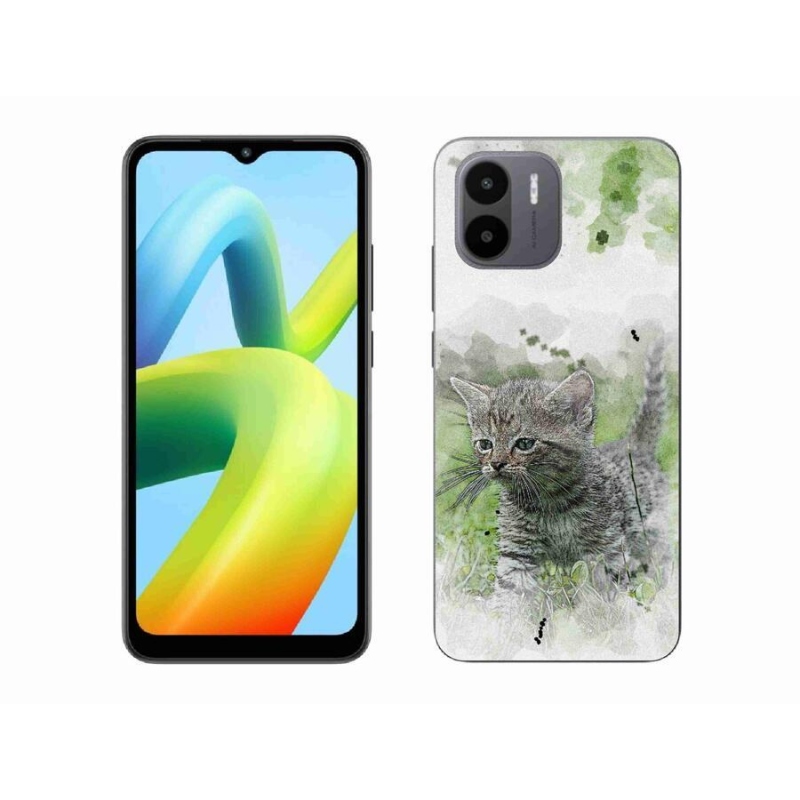Gél borítás mmCase a Xiaomi Redmi A1/Redmi A2 - aranyos cica 1