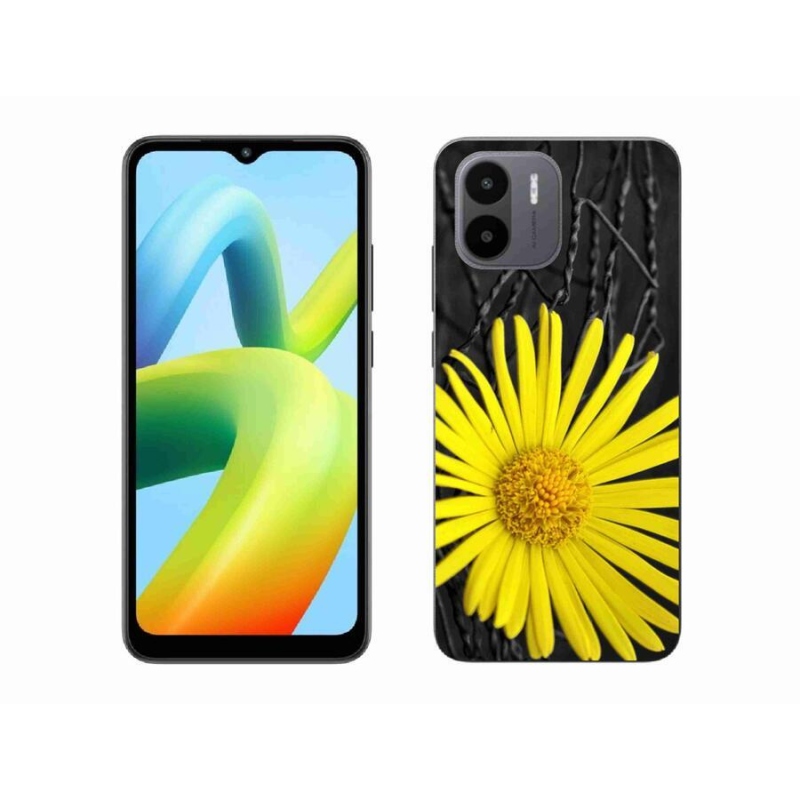 Gél borítás mmCase a Xiaomi Redmi A1/Redmi A2 készülékhez - sárga virág