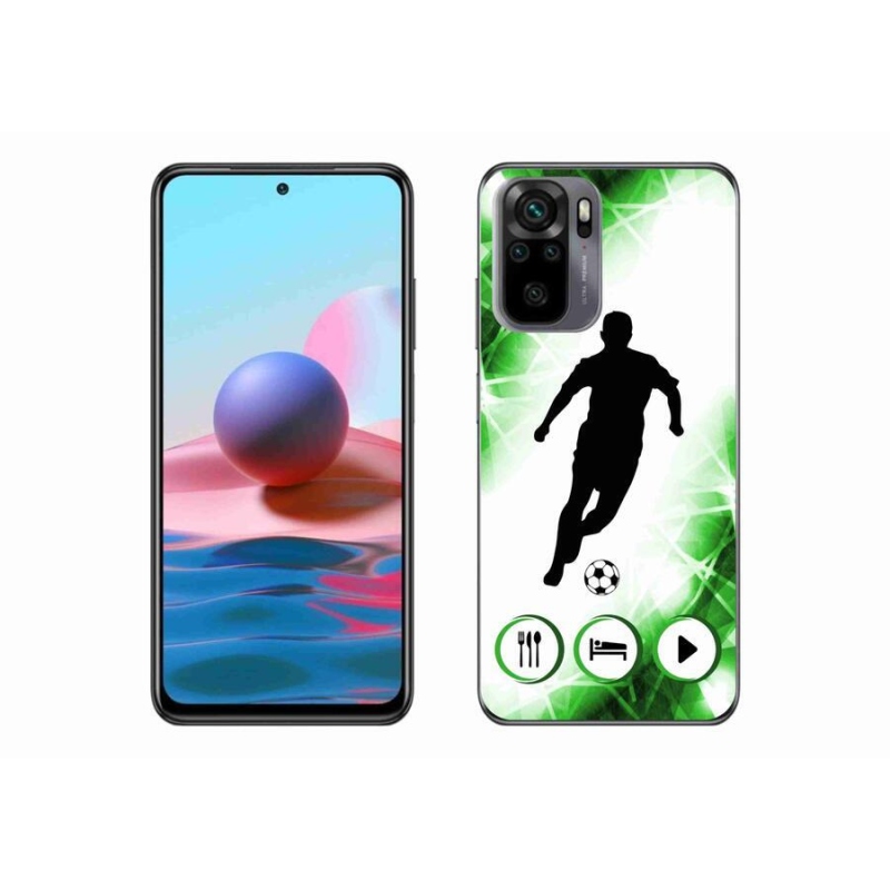 Gél borítás mmCase a Xiaomi Redmi Note 10 4G-hez - focista