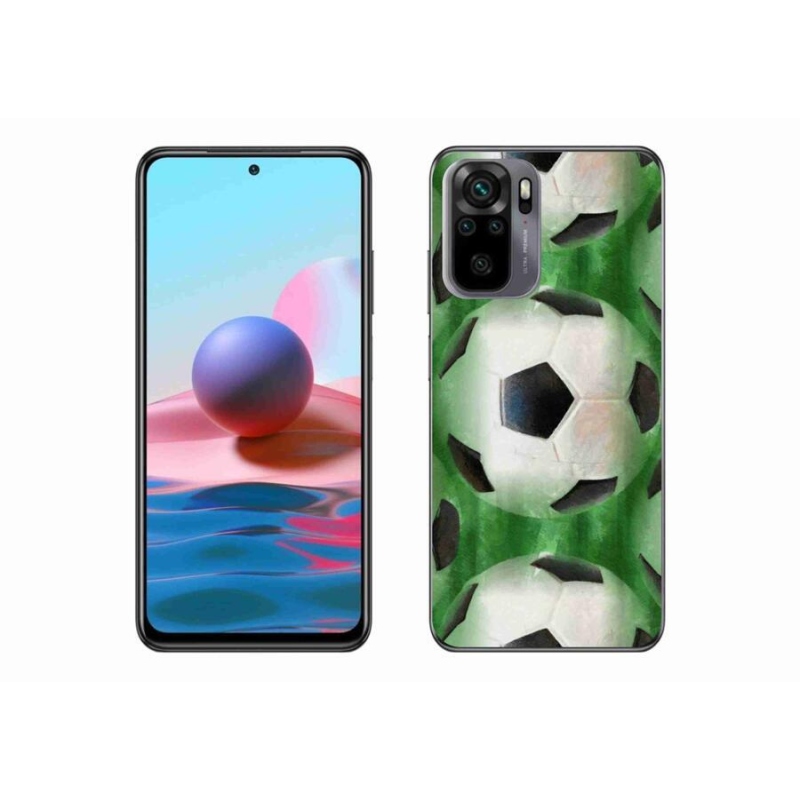 Gél borítás mmCase a Xiaomi Redmi Note 10 4G-hez - focilabda