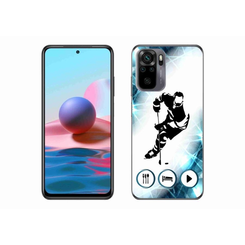 Gél borítás mmCase a Xiaomi Redmi Note 10 4G-hez - hoki 1