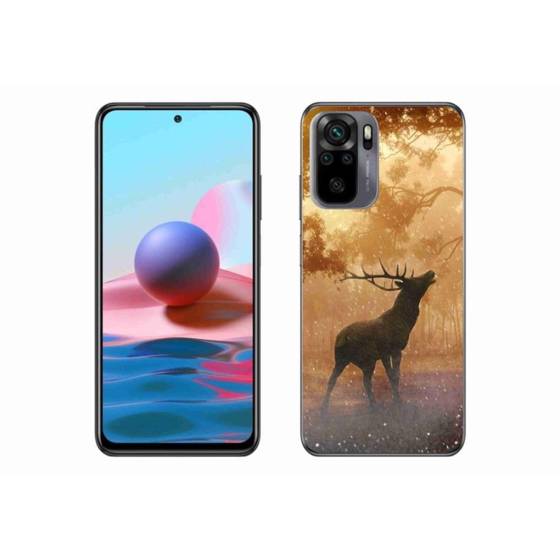 Gél borítás mmCase a Xiaomi Redmi Note 10 4G-hez - szarvas a vadászaton