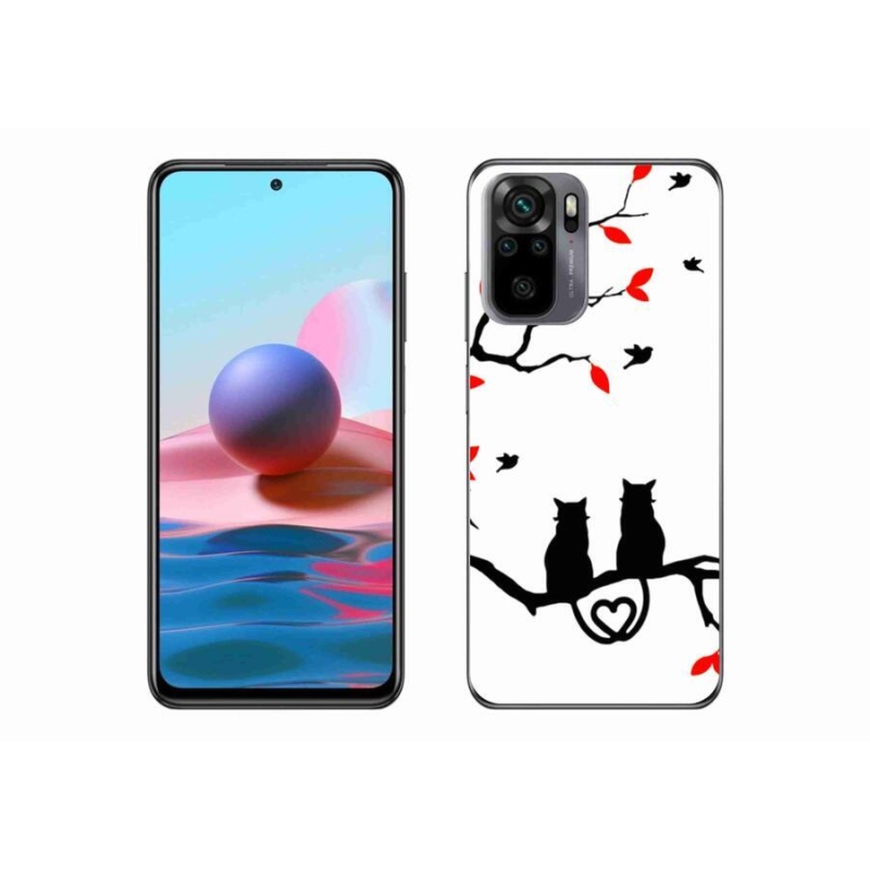 Gél borítás mmCase a Xiaomi Redmi Note 10 4G-hez - macskaszerelem