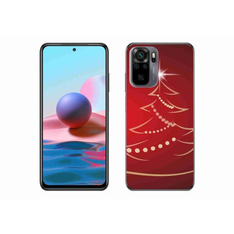Gél borítás mmCase a Xiaomi Redmi Note 10 4G-hez - karácsonyfa karikatúra