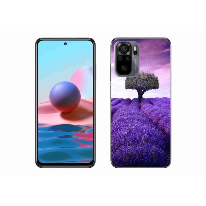 Zselés borítás mmCase a Xiaomi Redmi Note 10 4G-hez - levendula rét